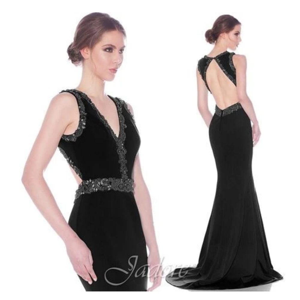 Jadore Black Evening Gown